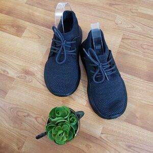 Vessi Everyday Waterproof Vegan Sneakers Women's Sz 6 Black